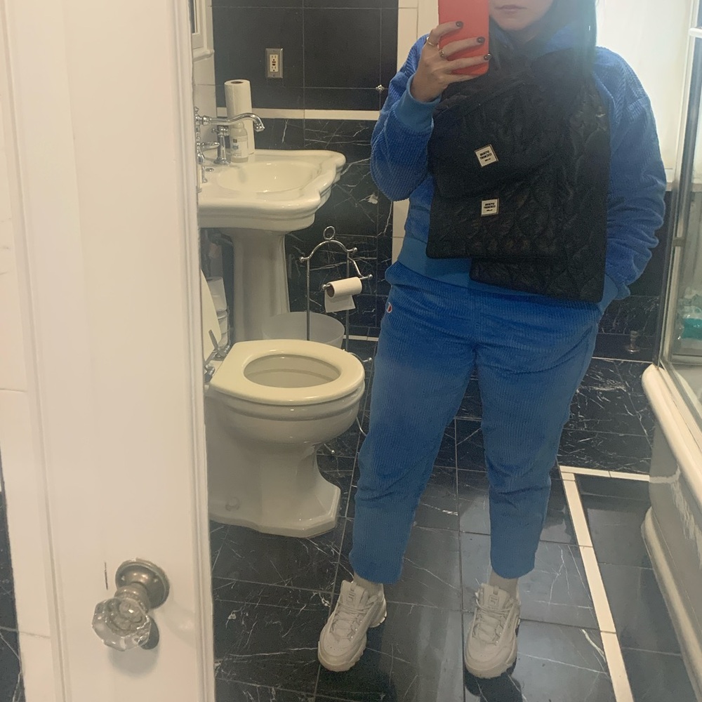 Champion x UO sky blue corduroy sweatsuit - Picture 11 of 11